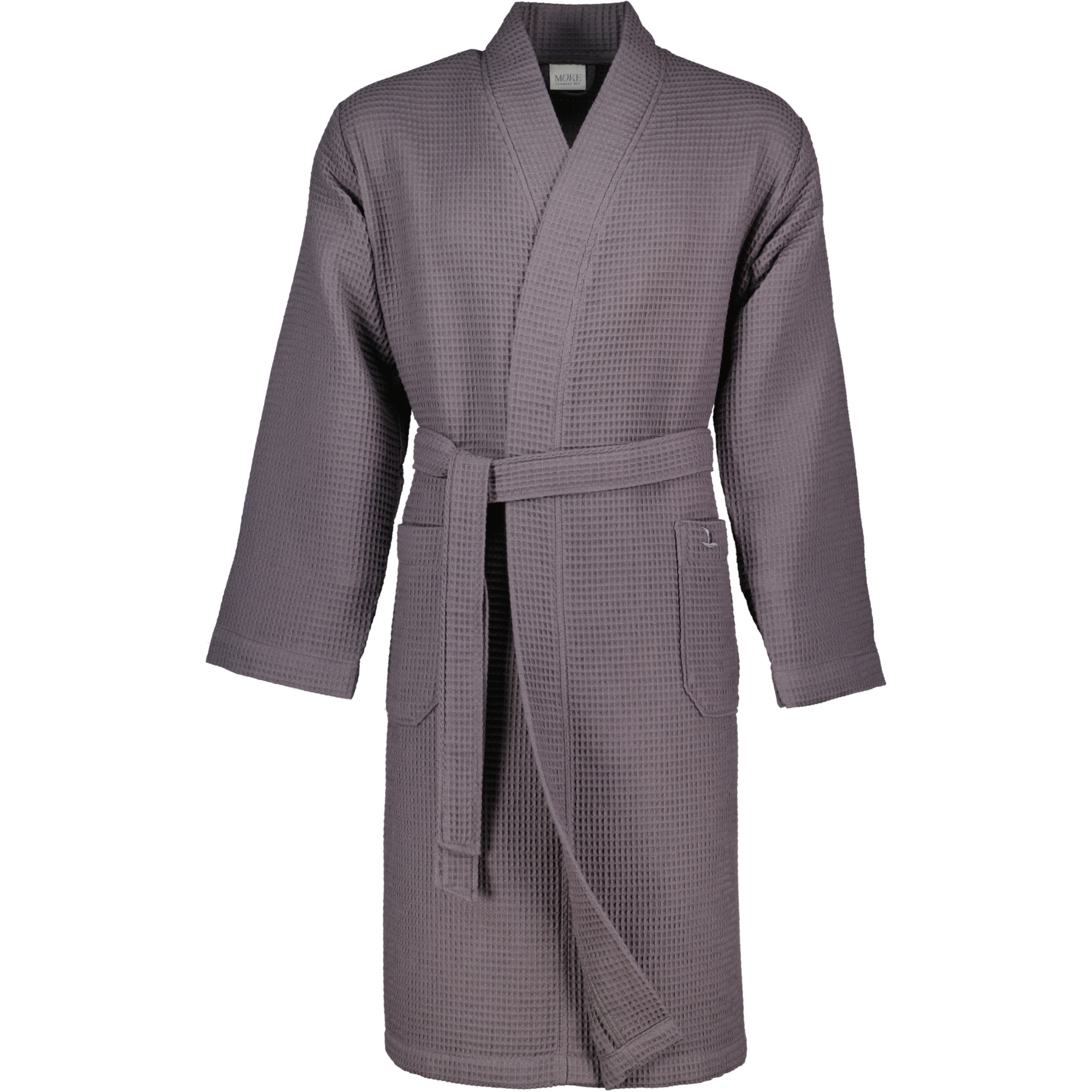 Möve Bademäntel unisex Kimono Homewear graphit - 843
