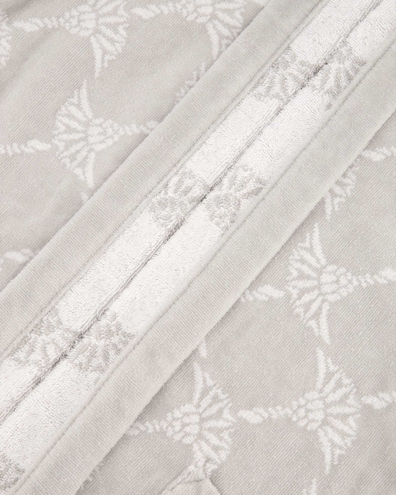 JOOP! Damen Bademantel Cornflower - Schalkragen 1645 - Farbe: Silber - 76 - S