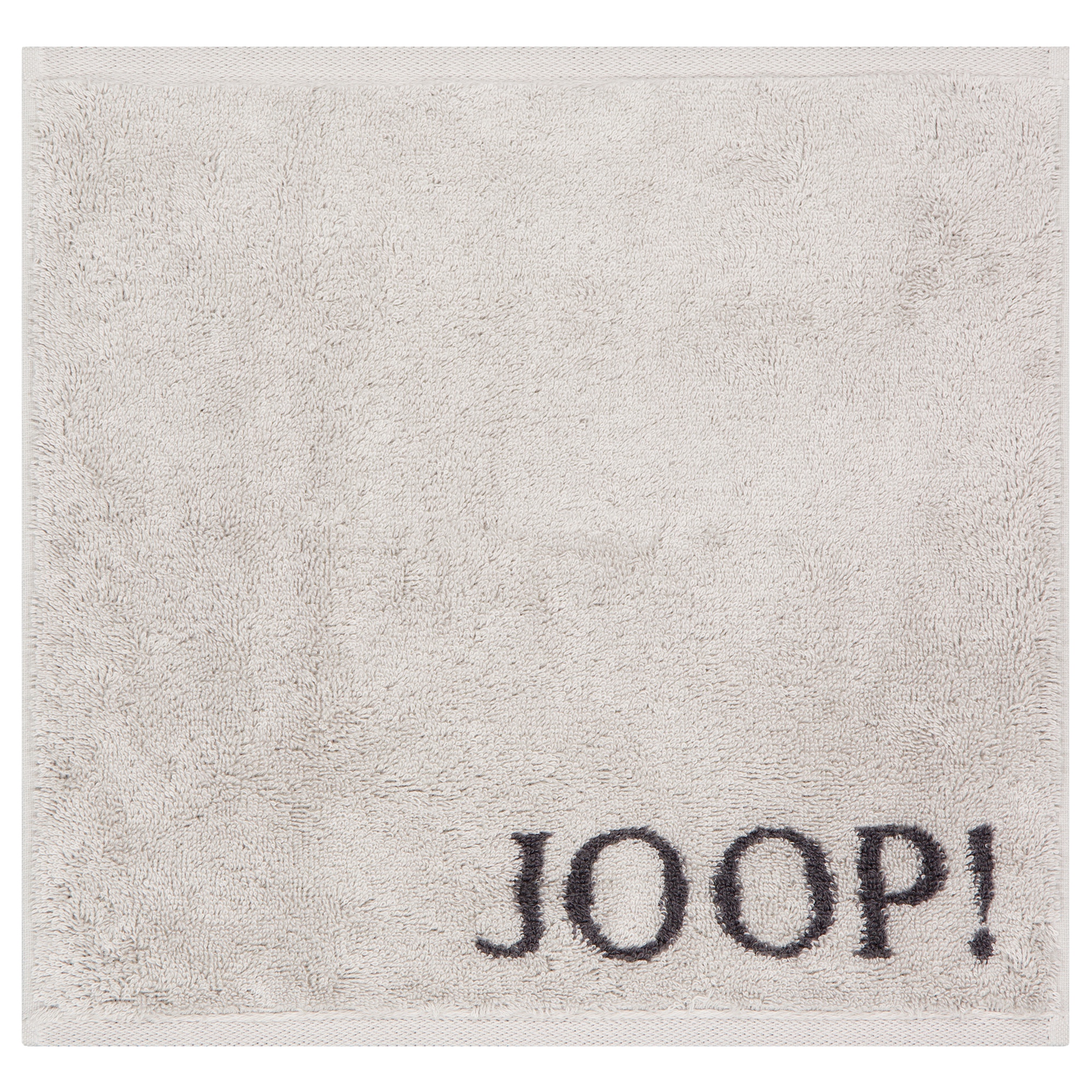 JOOP! Handtücher New Classic Doubleface 1720 Platin - 77 - Seiflappen 30x30 cm