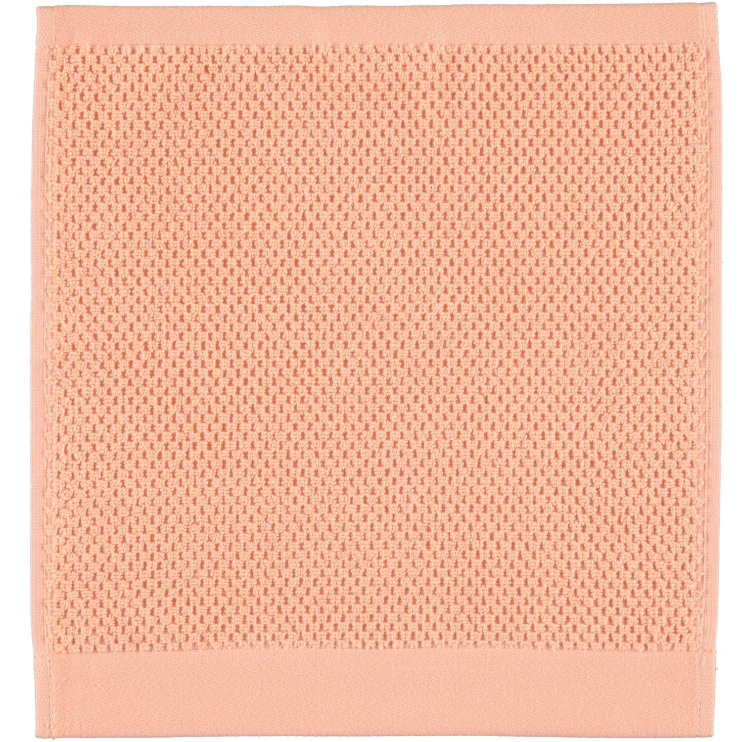 Rhomtuft - Handtücher Baronesse - Farbe: peach - 405 - Seiflappen 30x30 cm