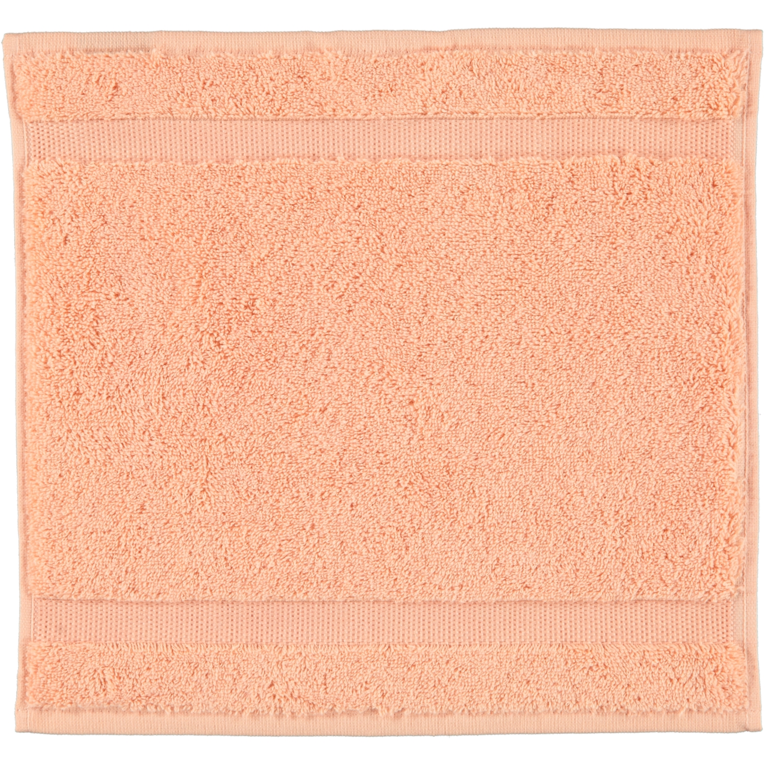 Rhomtuft - Handtücher Princess - Farbe: peach - 405 - Seiflappen 30x30 cm