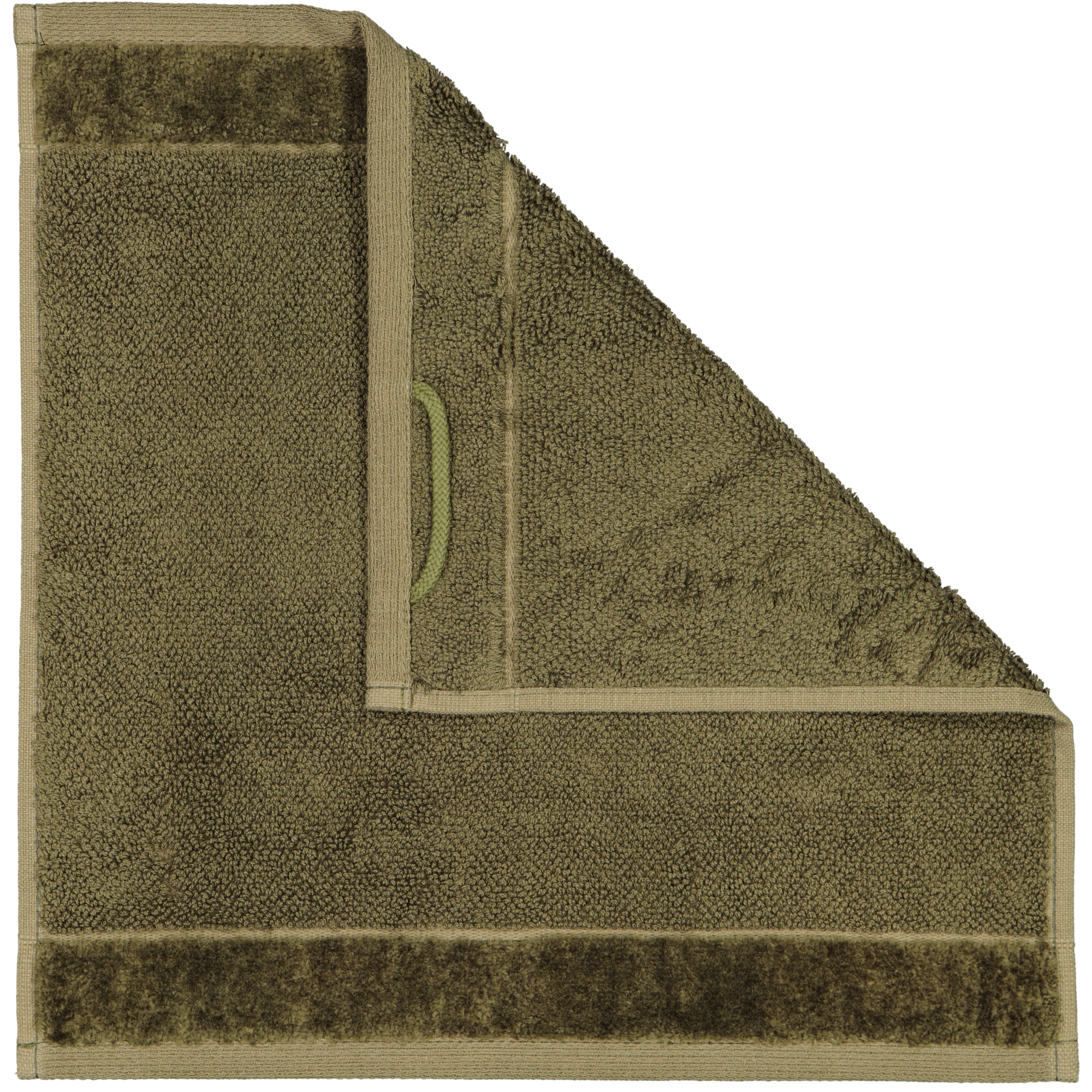 Möve Handtücher Bamboo luxe olive - 670 - Seiflappen 30x30 cm