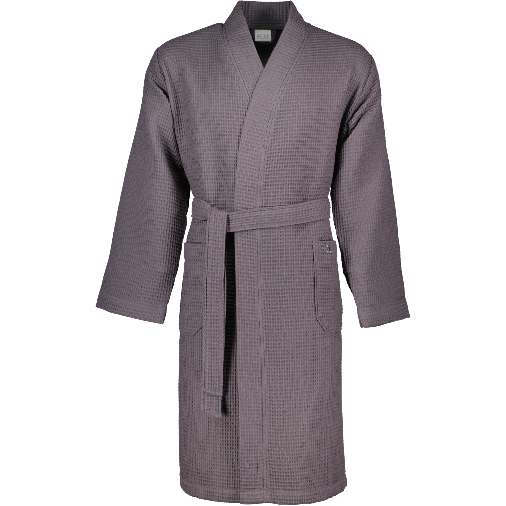 Möve Bademäntel unisex Kimono Homewear graphit - 843