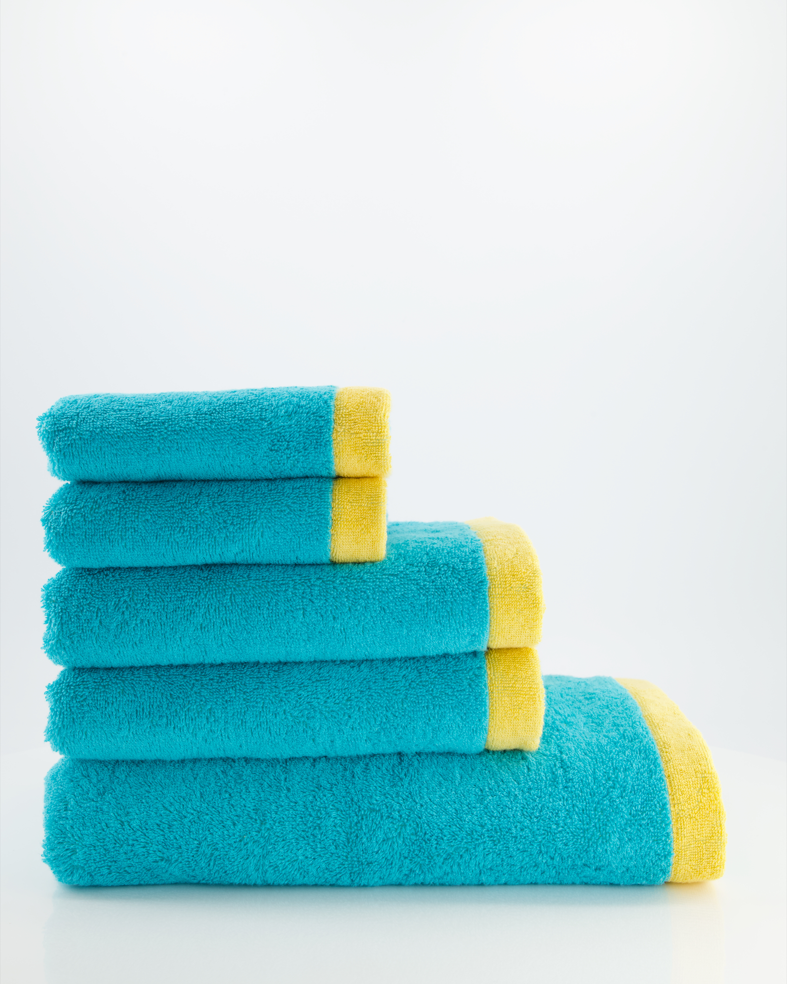 Cawö Handtücher Lifestyle Splash 7071 türkis/apricot - 15