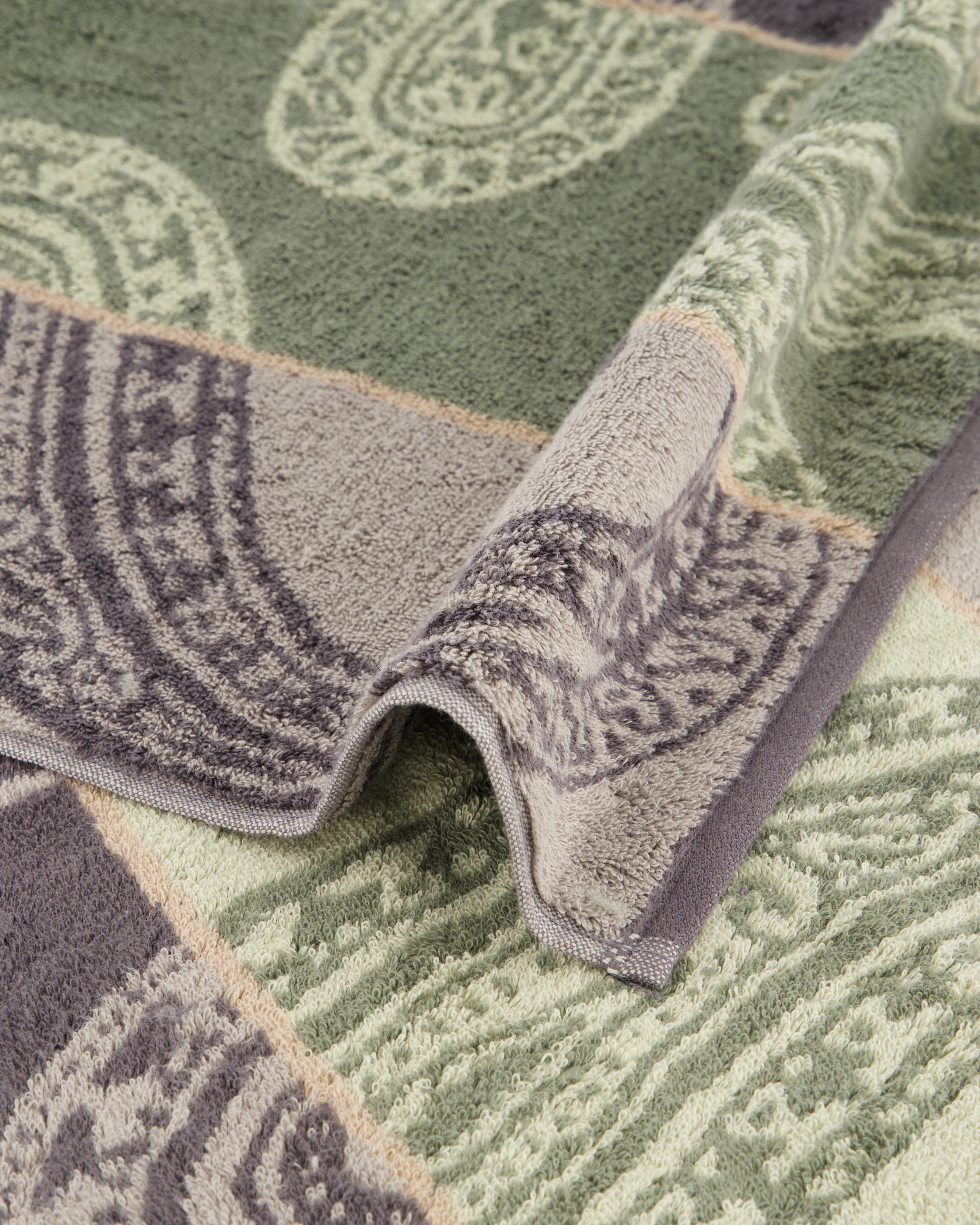 JOOP! Handtücher Contour Paisley 1714 Oliv - 47