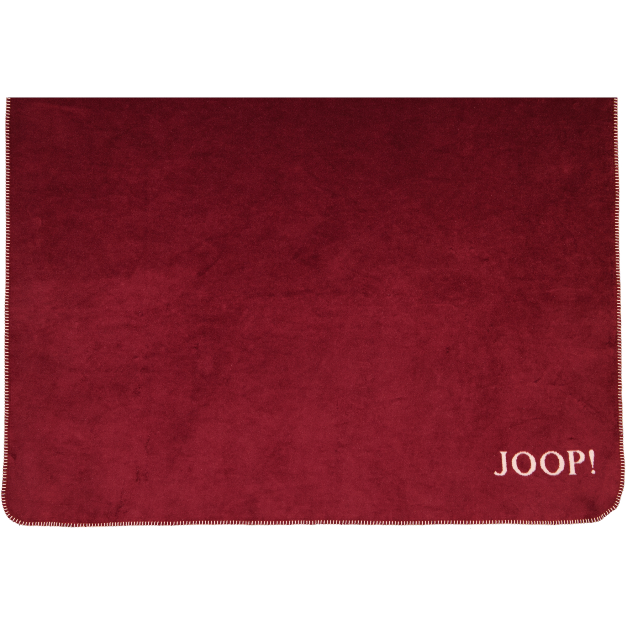 JOOP! Wohndecken Uni-Doubleface Rouge - 150x200 cm