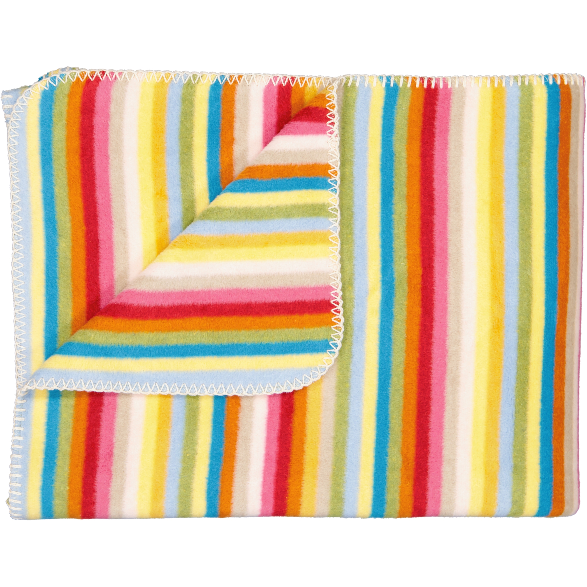Cawö Wohndecken Lifestyle Streifen 7008 multicolor - 25 - 150x200 cm