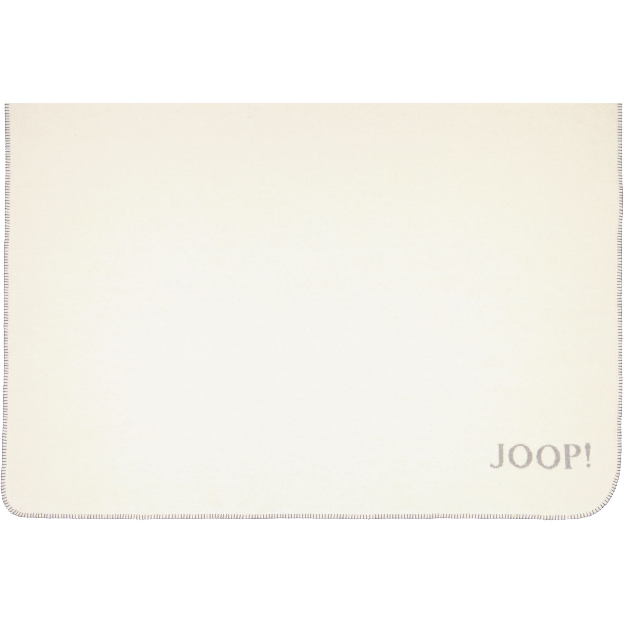 JOOP! Wohndecke Melange-Doubleface - Größe: 150x200 cm - Farbe: Natur-Silber