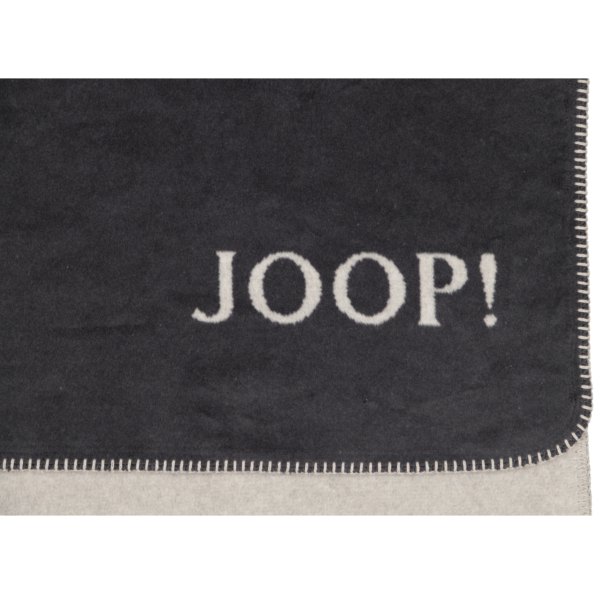 JOOP! Wohndecke Uni-Doubleface - Größe: 150x200 cm - Farbe: Anthrazit-Ash