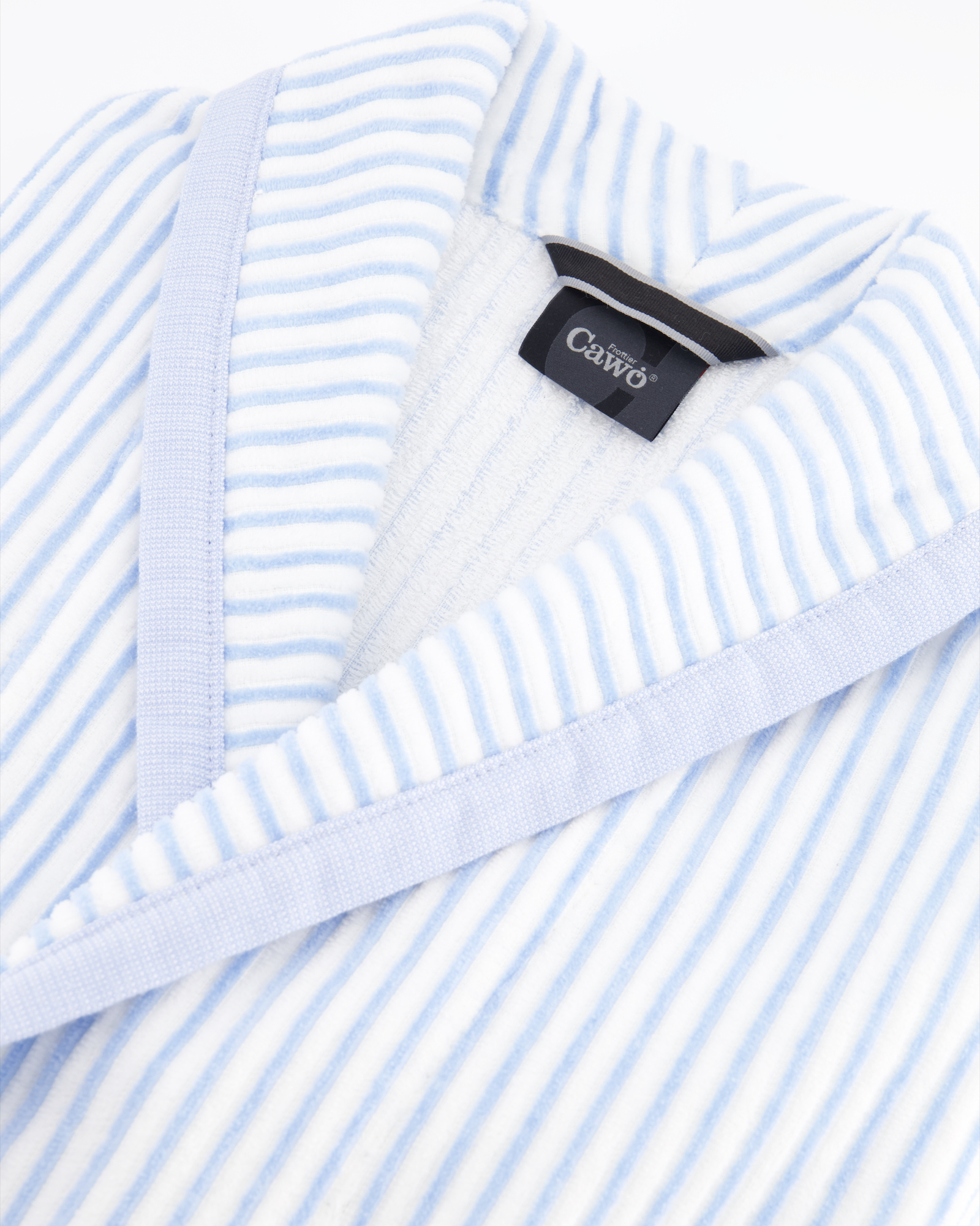 Cawö Bademäntel Damen Schalkragen 3423 mittelblau - 11