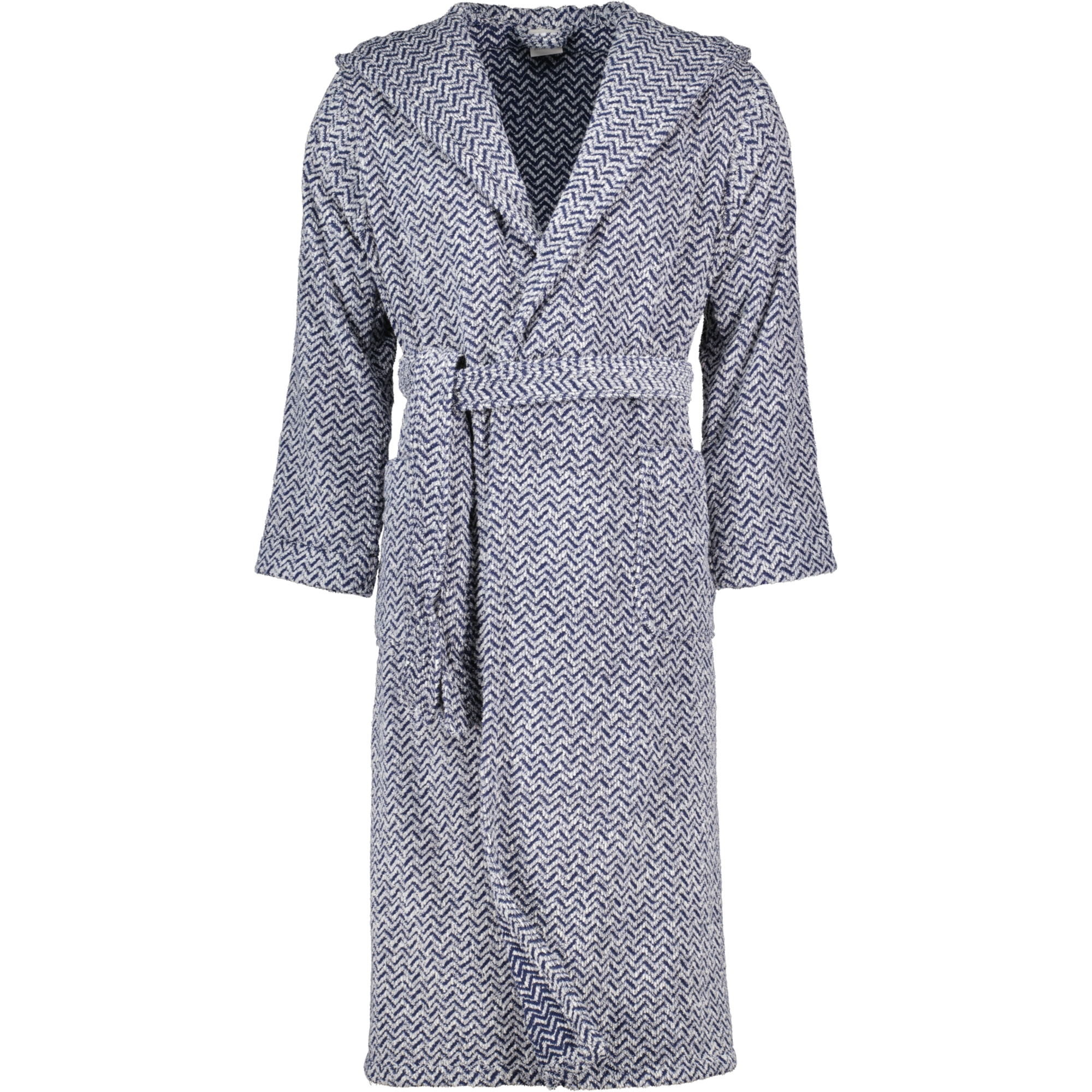 Möve unisex Kapuze Brooklyn Fischgrat nature/deep sea - 042