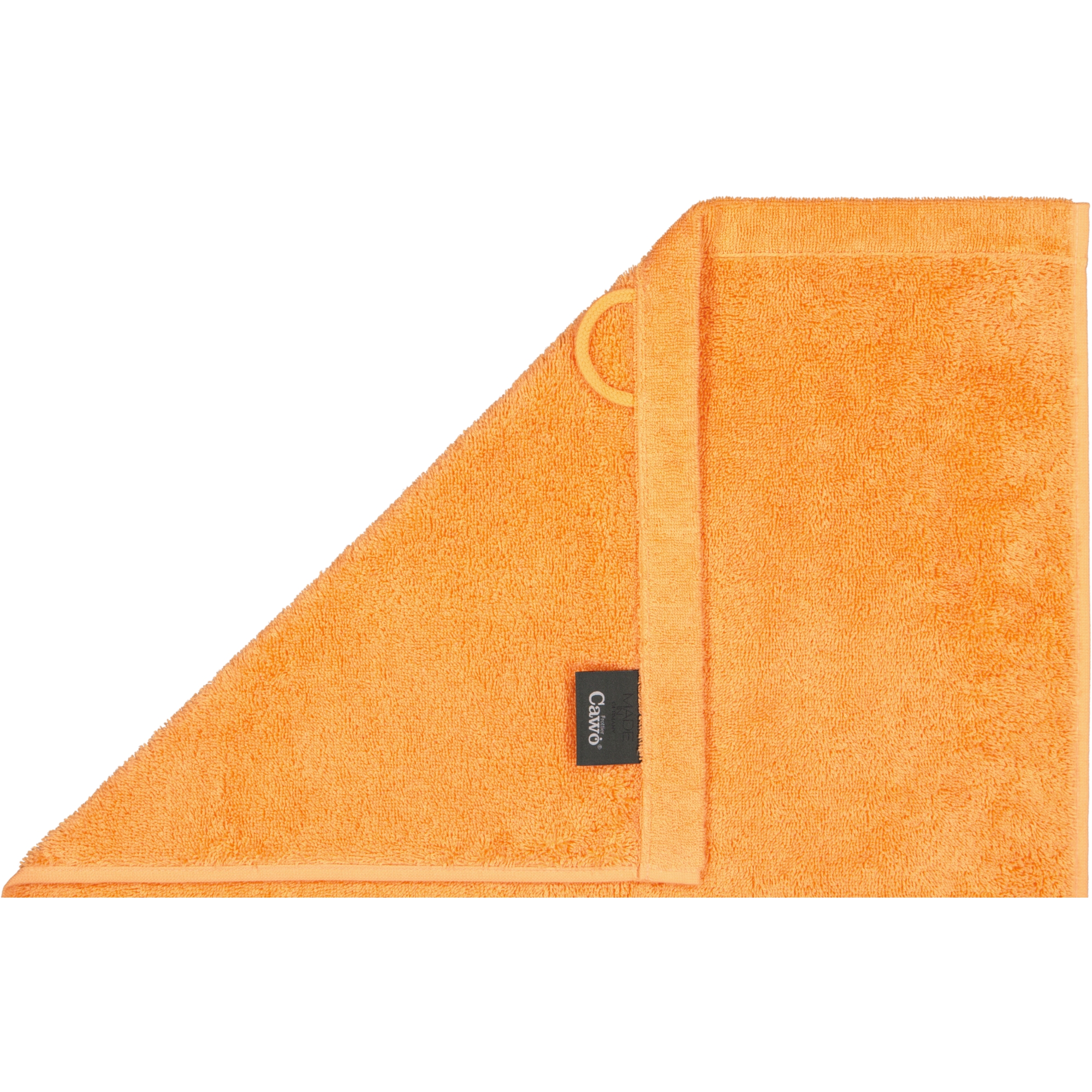 Cawö Handtücher Lifestyle Uni 7007 mandarine - 316 - Handtuch 50x100 cm