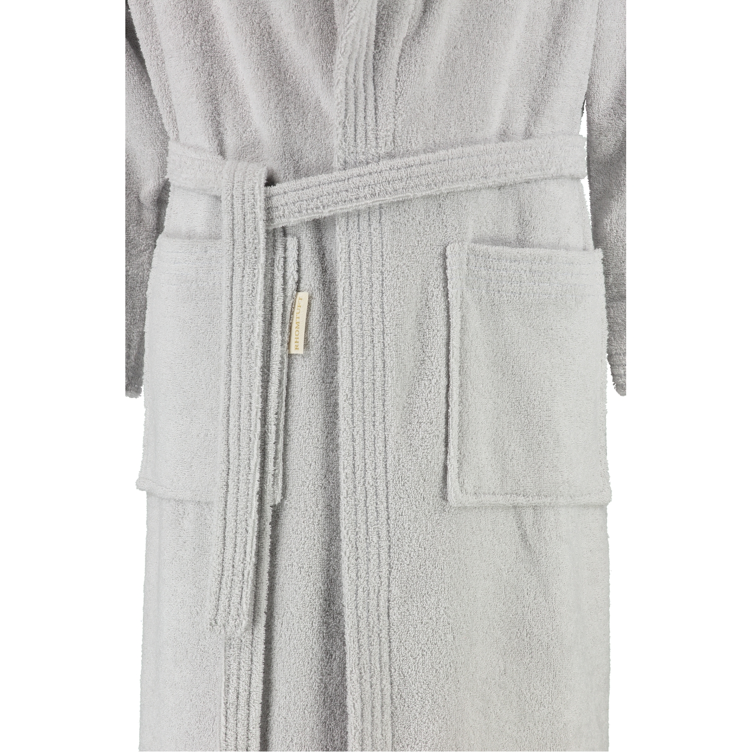 Rhomtuft RHOMTUFT Bademäntel unisex Schalkragen Sir & Lady perlgrau - 11