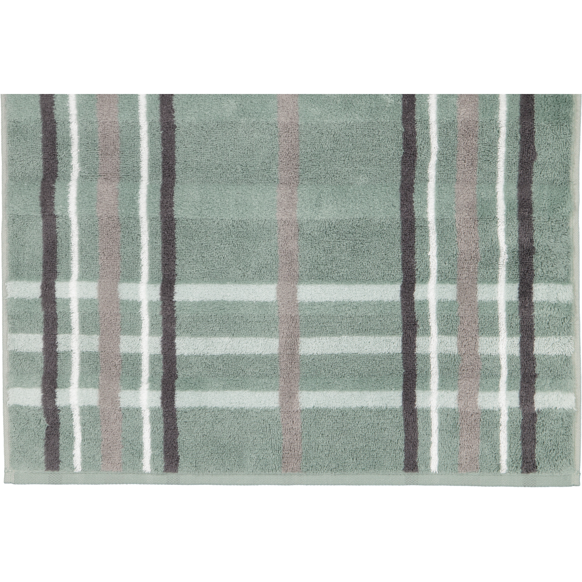 Cawö Handtücher Noblesse Check 1089 nordic green - 44 - Duschtuch 80x150 cm