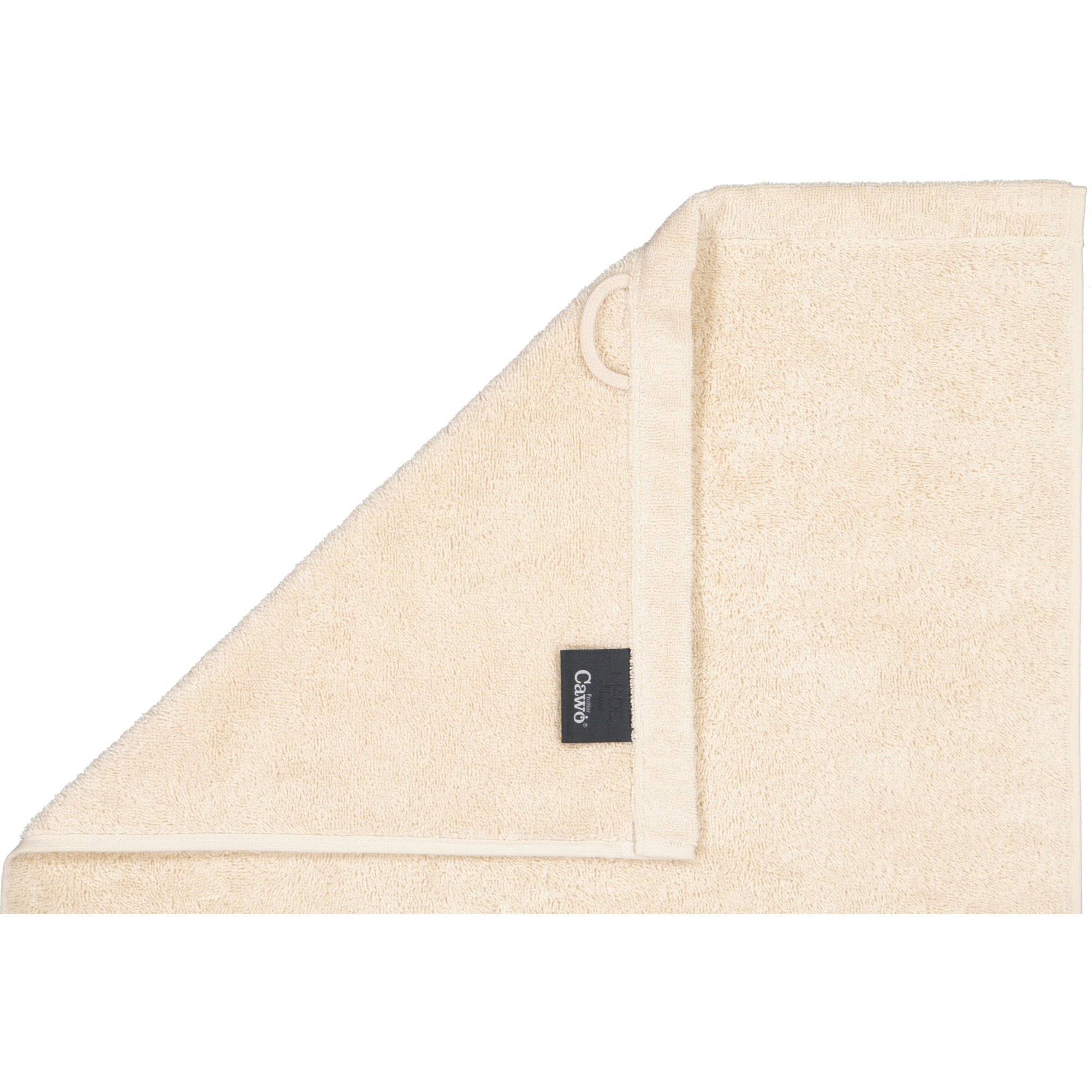 Cawö Handtücher Lifestyle Uni 7007 beige - 370 - Handtuch 50x100 cm