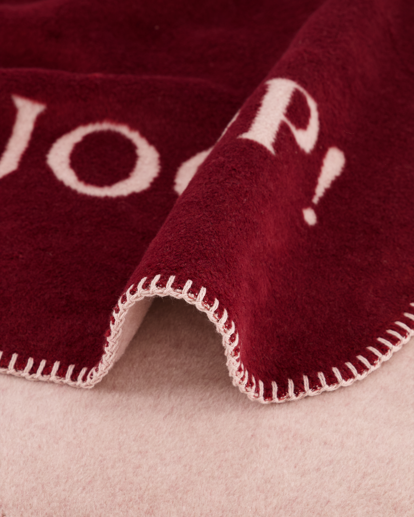 JOOP! Wohndecken Uni-Doubleface Rouge - 150x200 cm