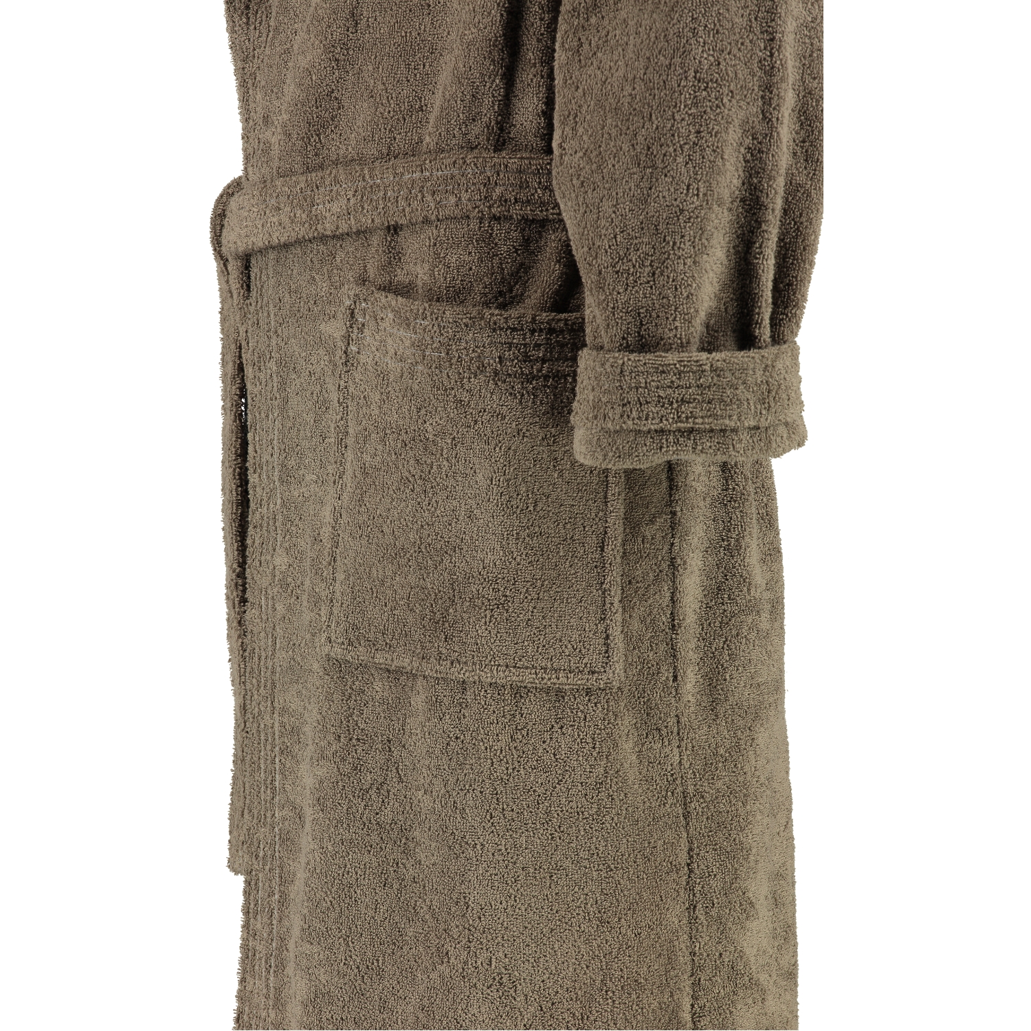 Rhomtuft RHOMTUFT Bademäntel unisex Schalkragen Sir & Lady taupe - 58