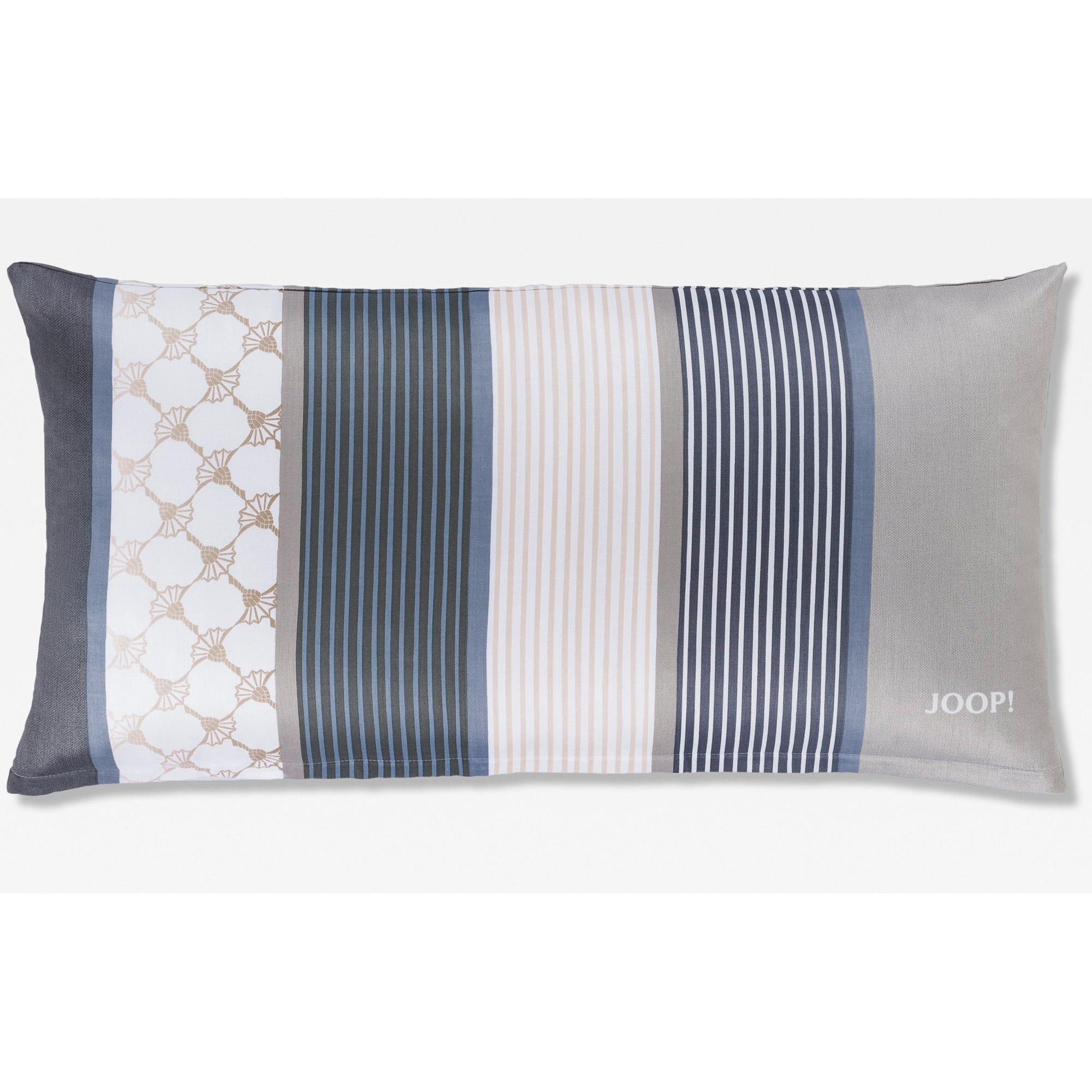 JOOP Bettwäsche Cornflower Stripes 4069 - Farbe: Deep Coal - 09 - Kissen 40x80 cm