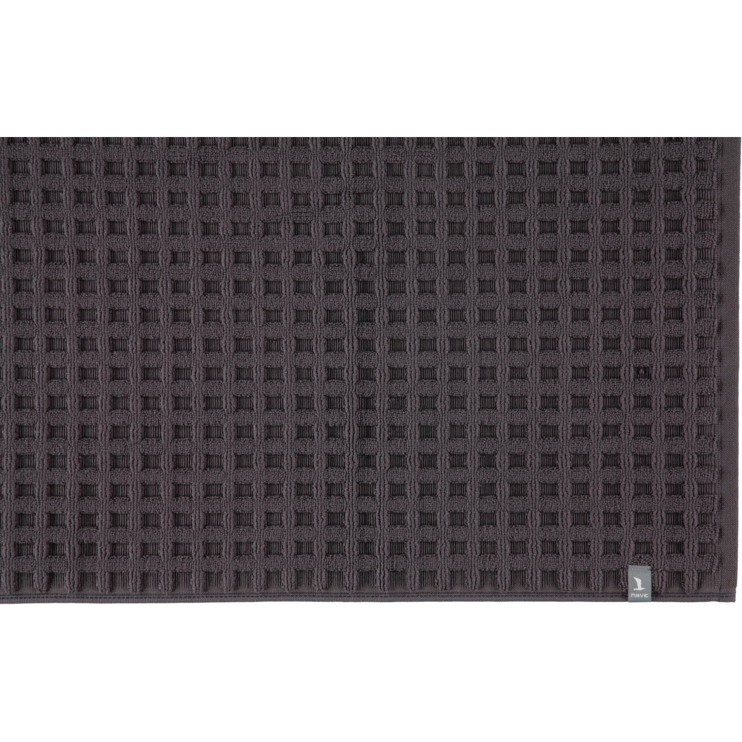 Möve Badteppich - Piquee - Größe: 60x100 cm - Farbe: graphite - 843 (1-0798/8127)