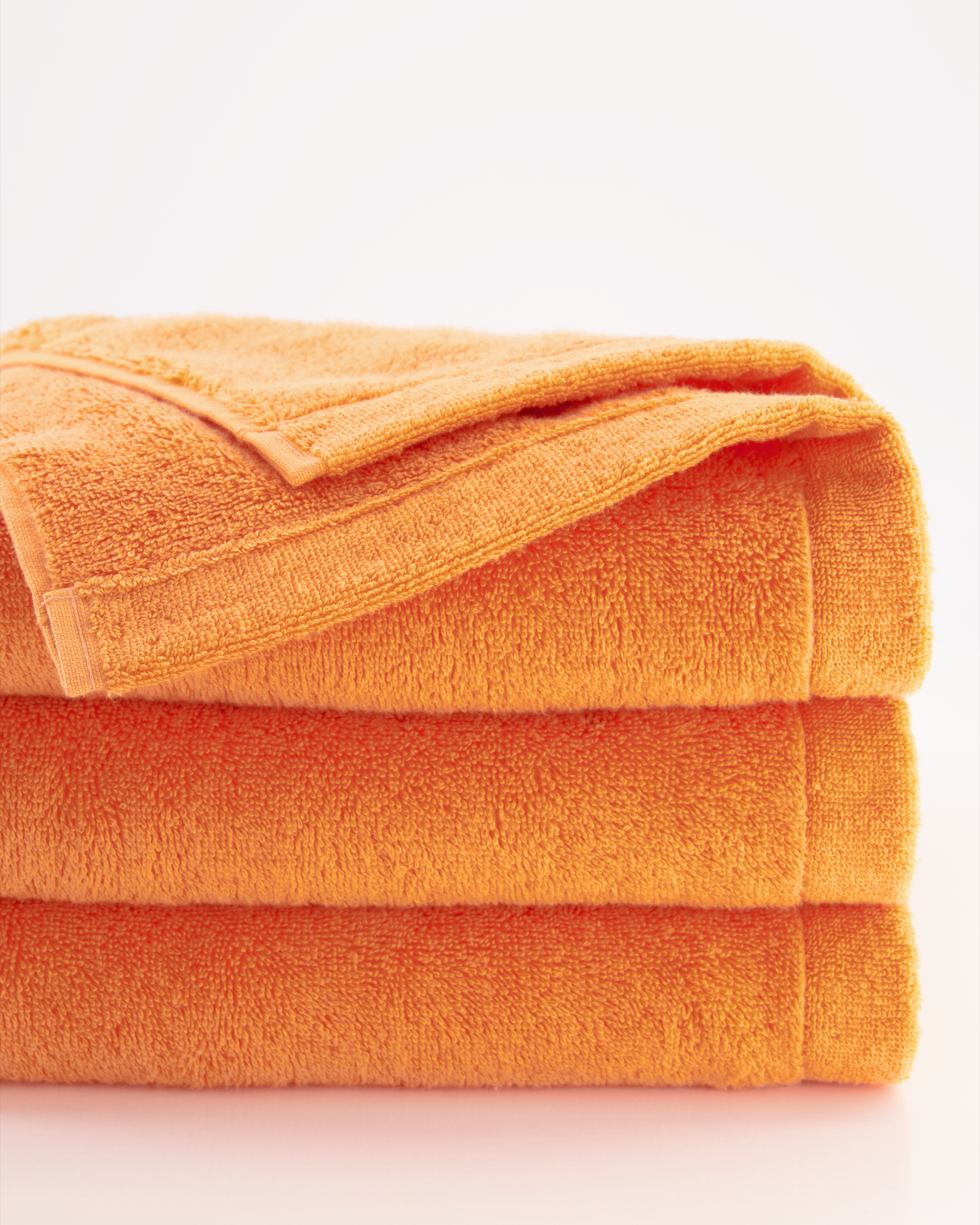 Cawö Handtücher Lifestyle Uni 7007 mandarine - 316 - Handtuch 50x100 cm