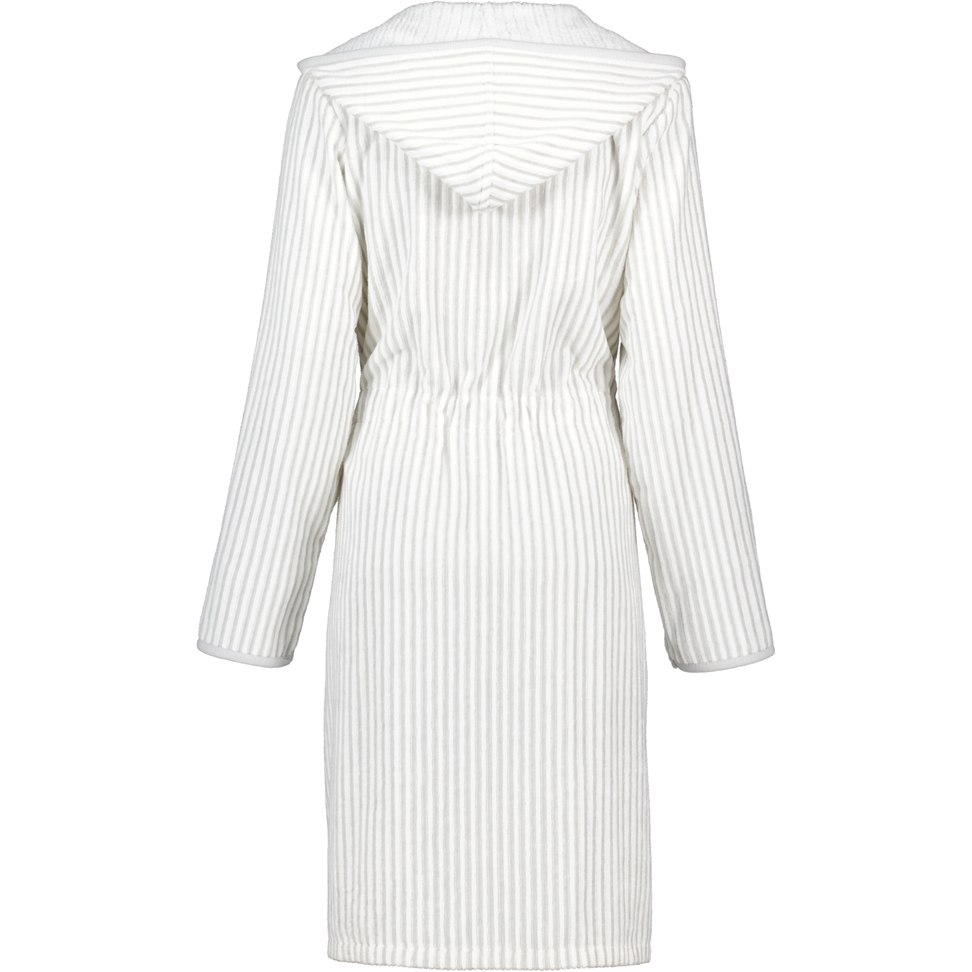 Cawö Bademäntel Damen Reißverschluss 6416 weiss-silber - 76