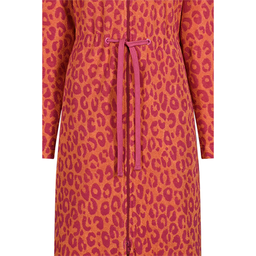 Cawö Home Bademäntel Damen Kurzmantel mit Kapuze Leo 851 pink - 23