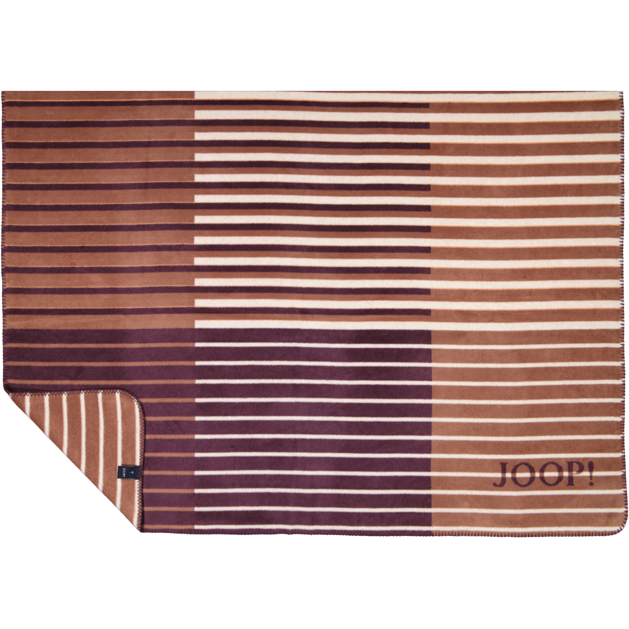 JOOP! Wohndecken Divided Karamell - 150x200 cm