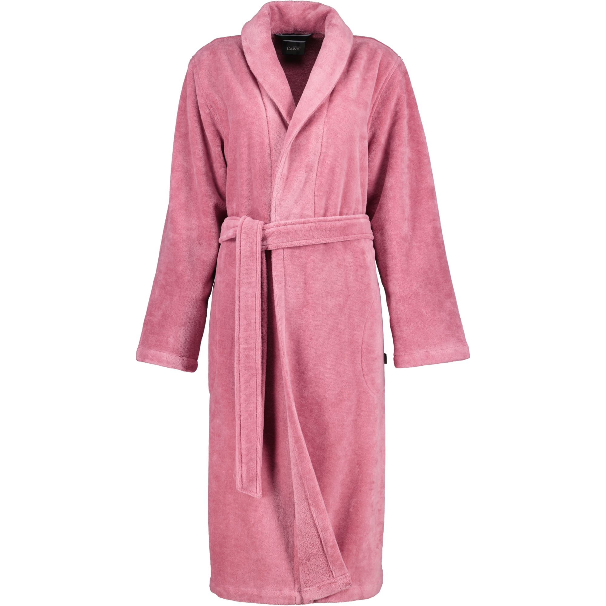 Cawö Home Damen Bademantel Schalkragen 836 - Farbe: blush - 22 - XL