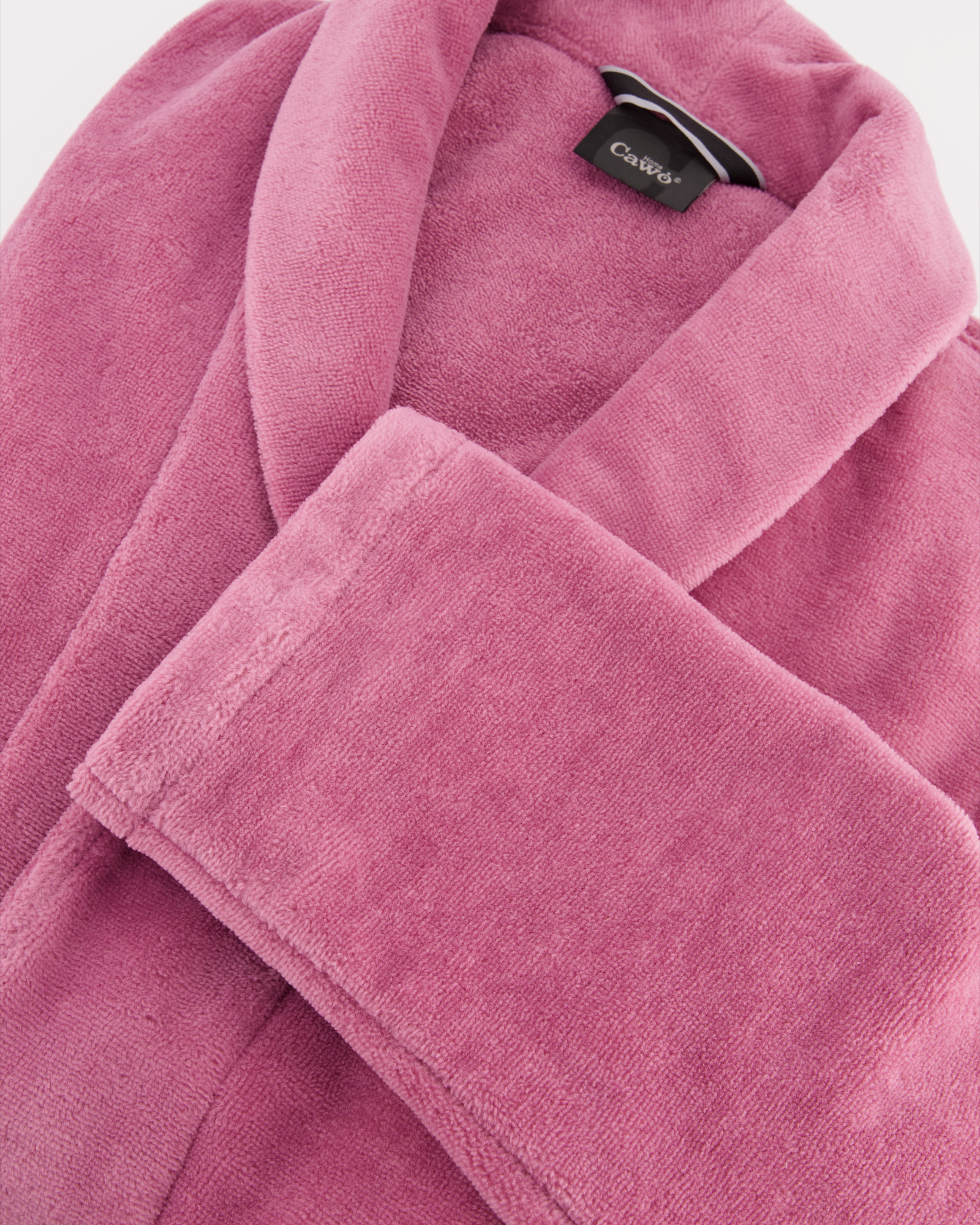 Cawö Home Damen Bademantel Schalkragen 836 - Farbe: blush - 22 - XL