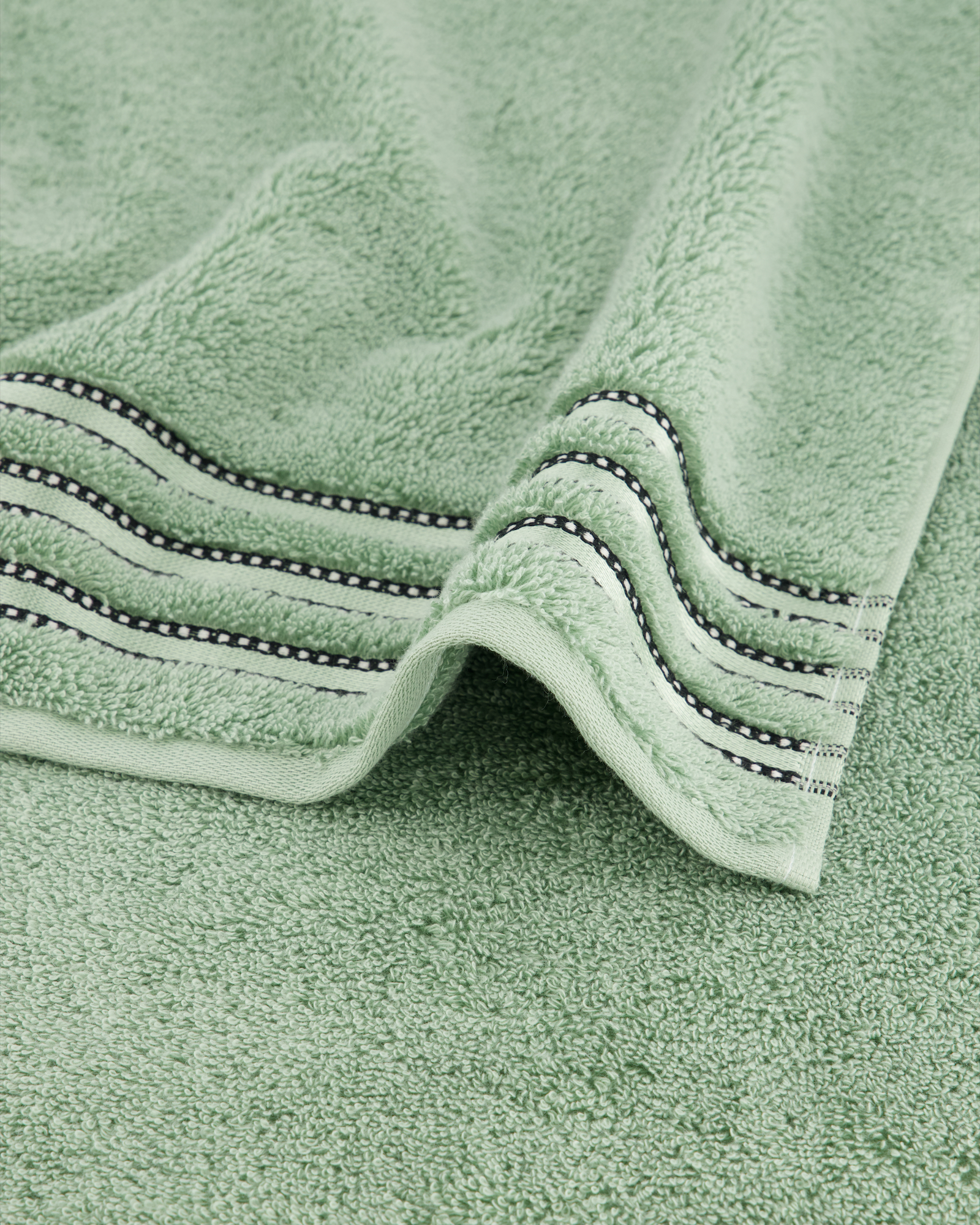 Vossen Handtücher Cult de Luxe soft green - 5305 - Seiflappen 30x30 cm