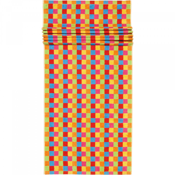 Cawö - Life Style Karo 7017 - Farbe: multicolor - 25 Saunatuch 70x180 cm
