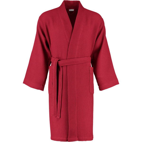 Möve Bademantel Kimono Homewear - Farbe: ruby - 075 (2-7612/0663) XXL