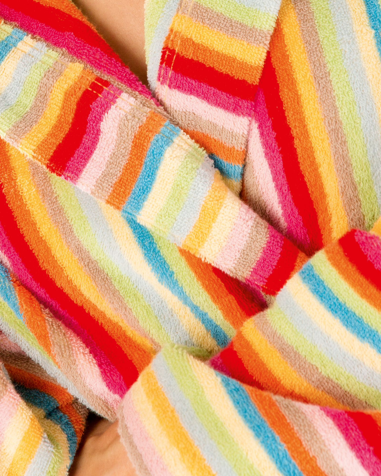 Cawö - Damen Bademantel Life Style - Kurzmantel mit Kapuze 7082 - Farbe: multicolor - 25 L Detailbild 2