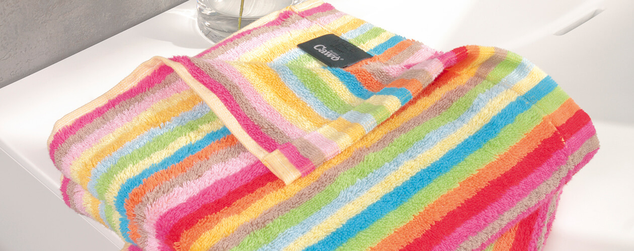 Cawö - Life Style Streifen 7008 - Farbe: 25 - multicolor Gästetuch 30x50 cm Detailbild 2 Cawö - Life Style Streifen 7008 - Farbe: 25 - multicolor Gästetuch 30x50 cm Detailbild 2